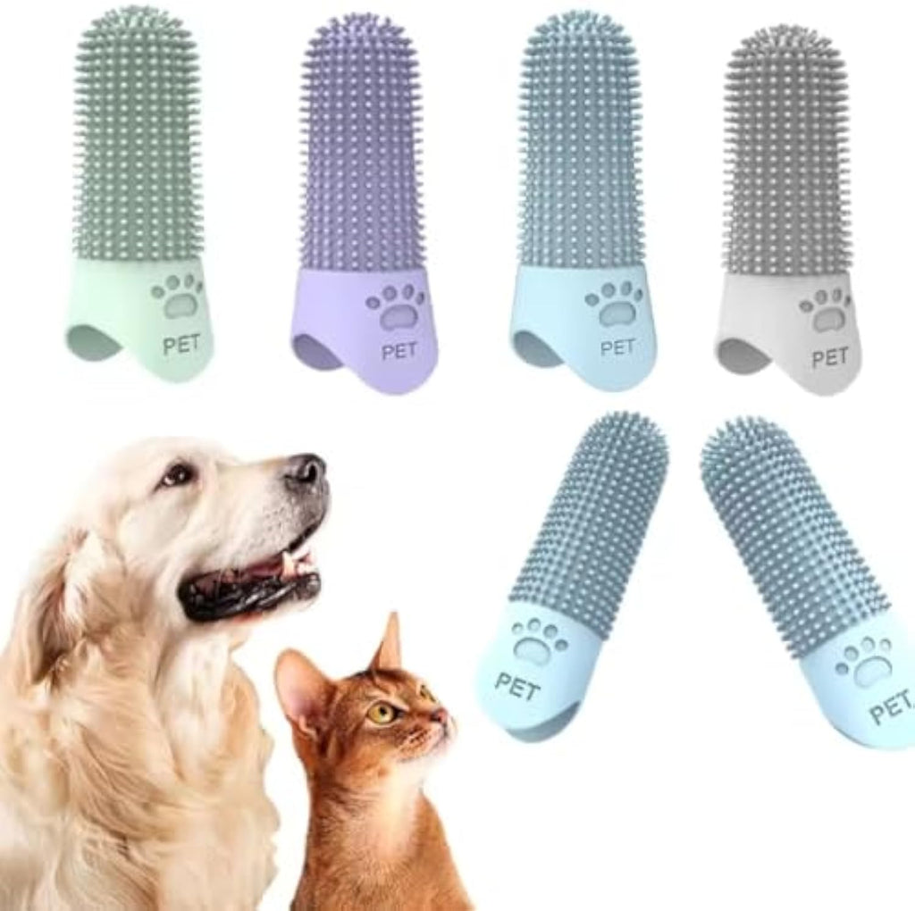 360 Angle Pet Finger Toothbrush For Dogs