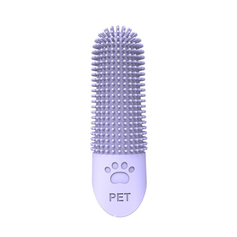 360 Angle Pet Finger Toothbrush For Dogs