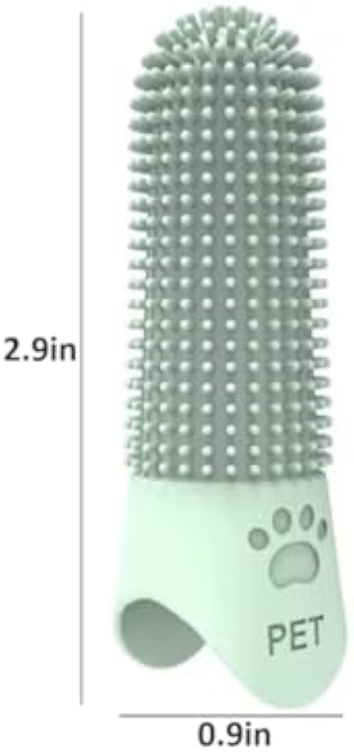 360 Angle Pet Finger Toothbrush For Dogs