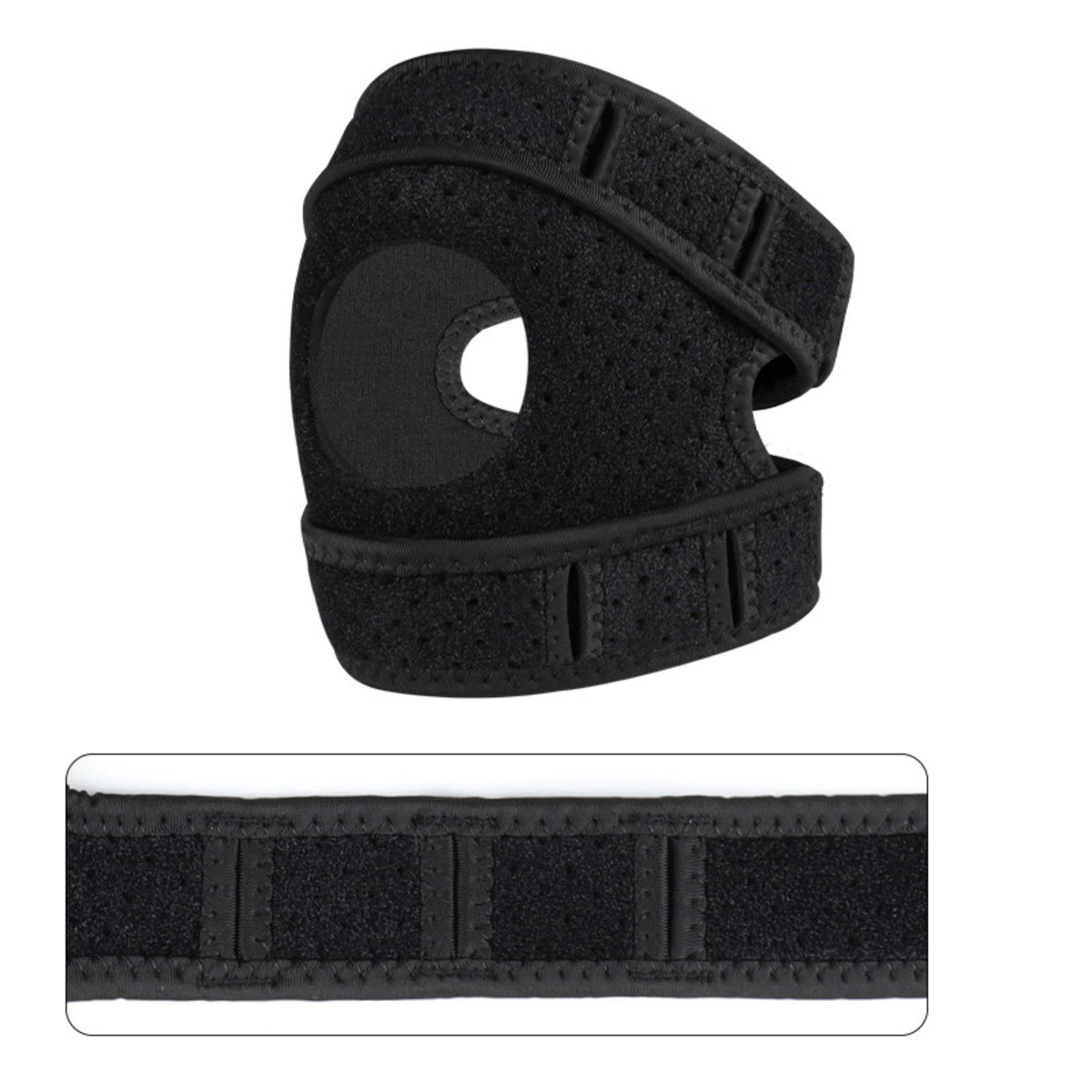 Patella Knee Strap With Silicone Shock Absorption
