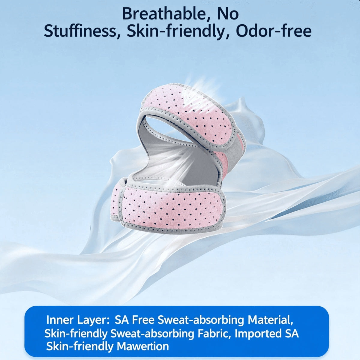 Upgraded Dual Patella Knee Strap With Silicone Pad